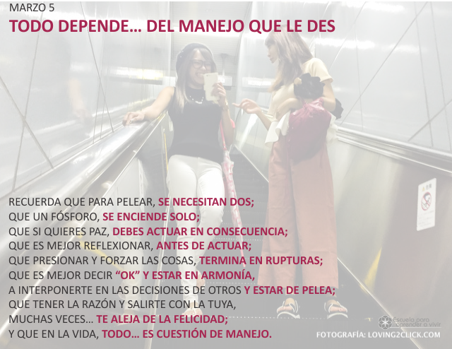 Todo depende... del manejo que le des